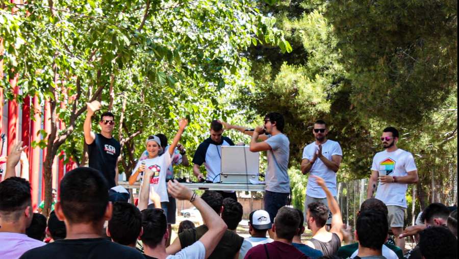 Sessió de Rap · Stage