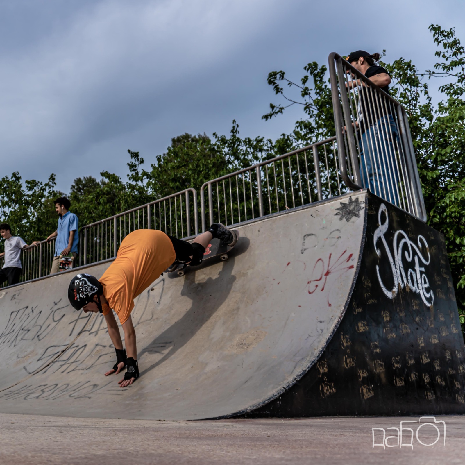 Kids patinant al Congost